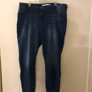 Mid-Rise Celebrity Pink Skinny Jeans Plus Size 20